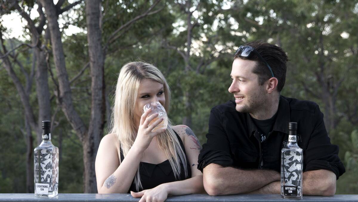 Karu Distillery founders and co-owners, Ally and Nick Ayres. File picture