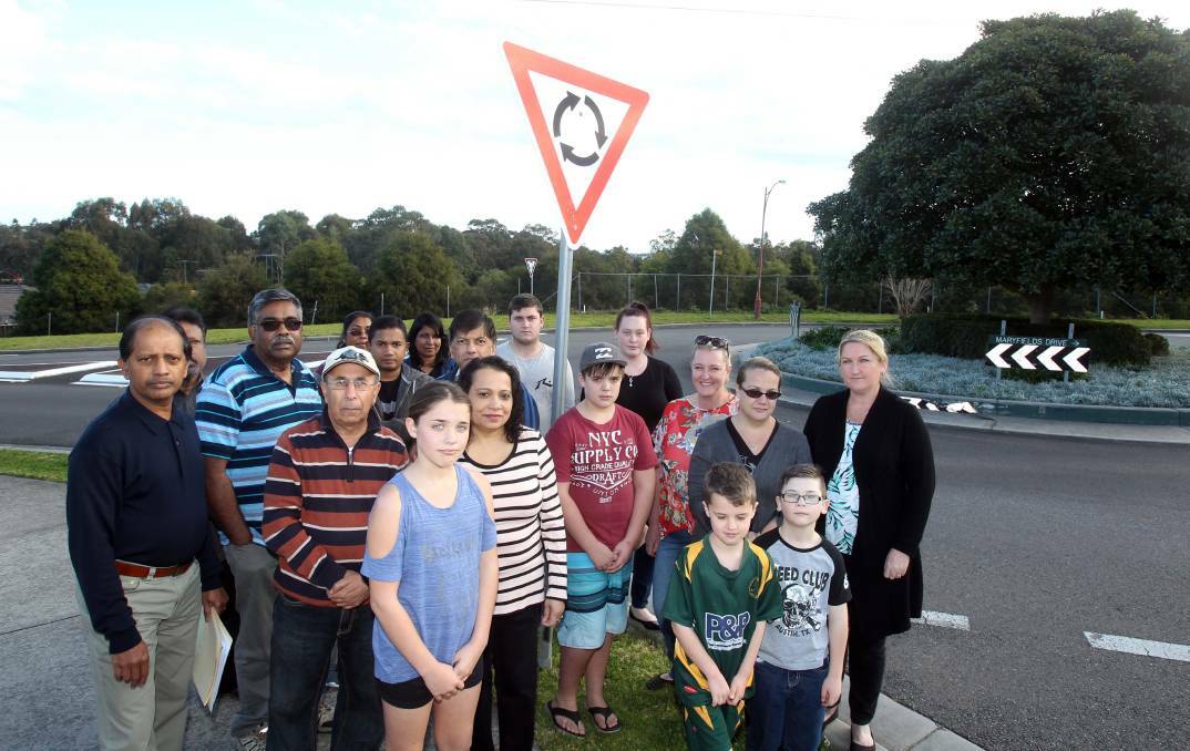 Traffic worries: Blair Athol residents are concerned the suburbs roads can not handle predicted traffic increases that would occur as a result of a new development on the Maryfields site. Picture: Chris Lane

