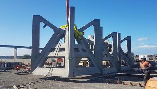 Artificial reef modules under construction for installation near Port Hacking. Picture: supplied