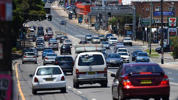 The state budget included $123 million to revitalise neighbourhoods along Parramatta Road, but said nothing about extensive plans for light rail drawn up inside Transport for NSW. Photo: Kate Geraghty

