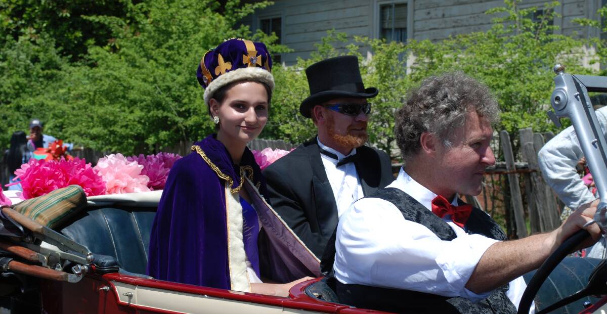 Royalty: 2015 princess Eleni Vergotis in last year's parade.