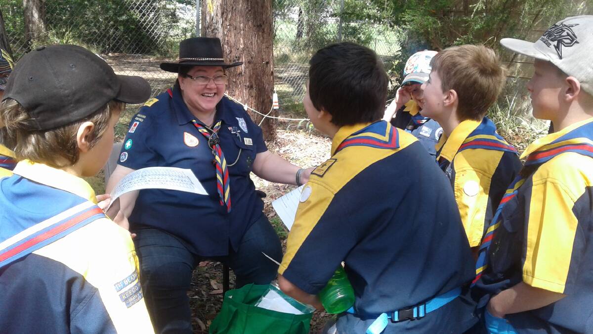 Alpha, bravo, charlie: Scouts learn the phonetic alphabet at the Blue Mountains Amateur Radio Club in Glenbrook.
