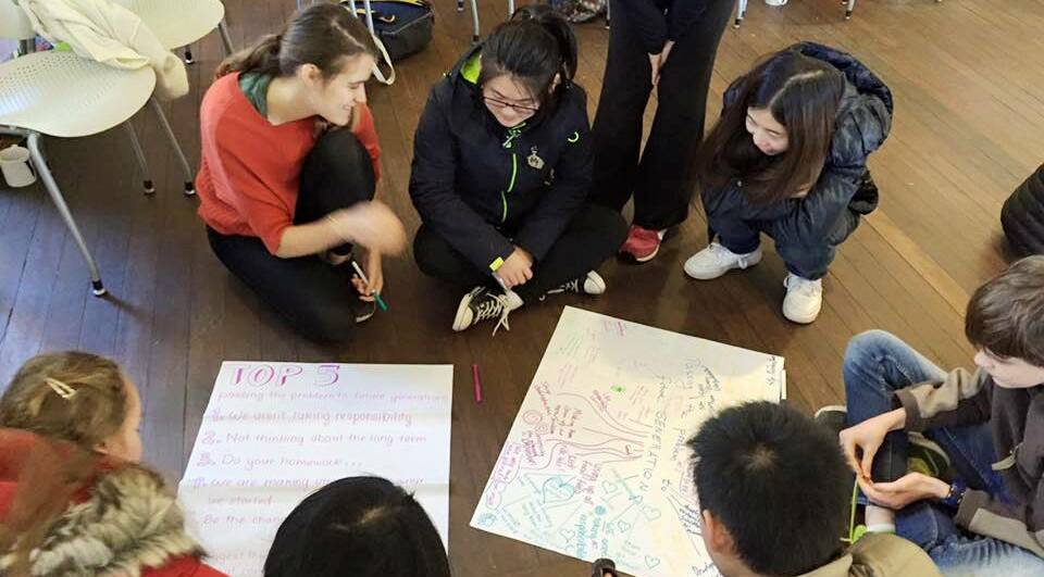 Youth Council: Young people of the Mountains putting their heads together to share ideas.
