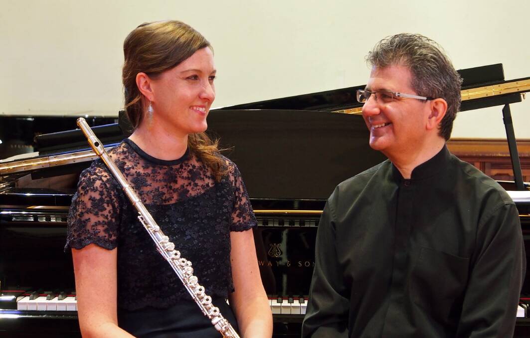 Flute magic: Performers Melissa Doecke and Mark Isaacs