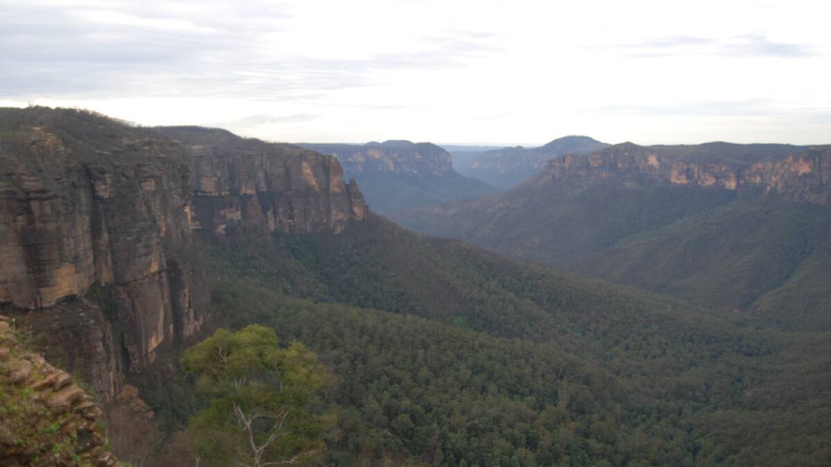 Govetts Leap at Blackheath. Changes planned by National Parks.