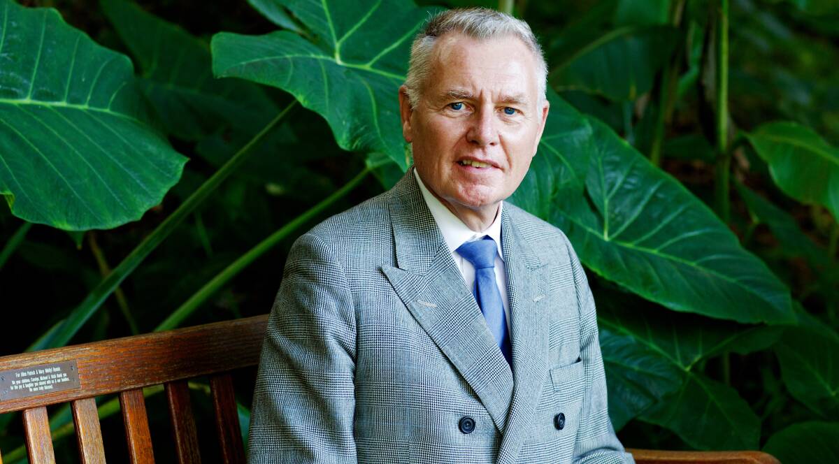 The plants man: David Mabberley during his term as executive director of Sydney's Royal Botanic Gardens. Photo: Domino Postiglione
