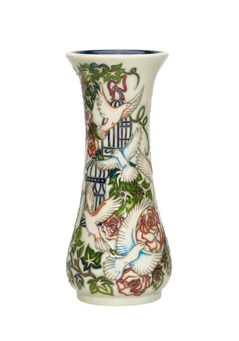 Wedding Gift: First prize in the Gazette's Moorcroft competition.