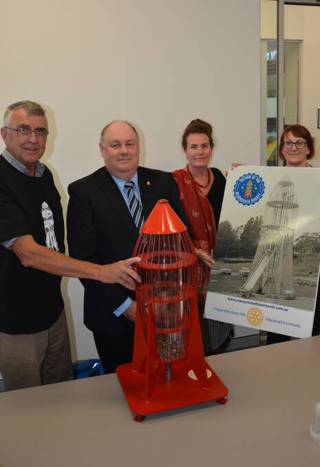 Campaign: John Isbister and Andrew Hancock from Blackheath Rotary with MPs Trish Doyle and Susan Templeman with the miniature scale rocket donation box.
