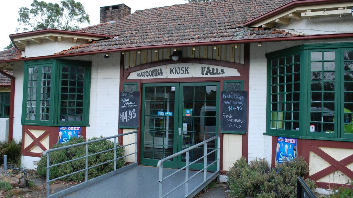 Awaiting a new operator: Katoomba Falls when it was operating as a cafe in December, 2015.