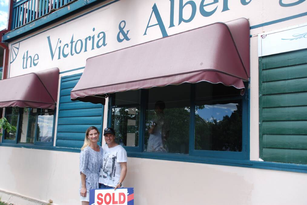 New owners: Tania Wiseman and Wayne Thompson have bought the Victoria & Albert Guesthouse in Mt Victoria.