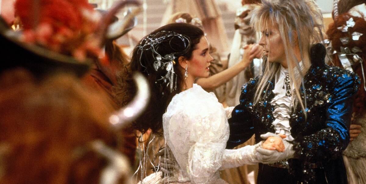 Thirtieth anniversary release: Jennifer Connelly and David Bowie in Labyrinth.