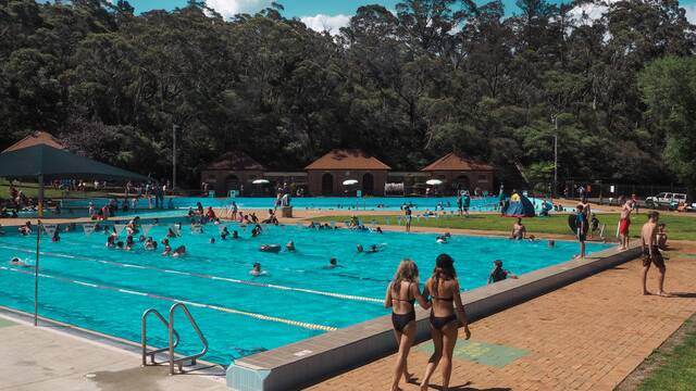 Blackheath: Plans to close the two smaller pools, plus five other pools in the region, excited massive public reaction. Photo: Trish Davies