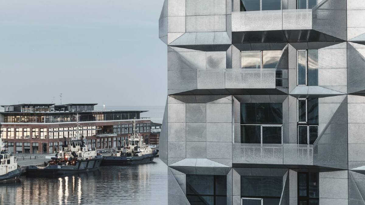 The Silo development by COBE Architects converts a grain silo into contemporary apartments. Photo: COBE/Rasmus Hjortshoj