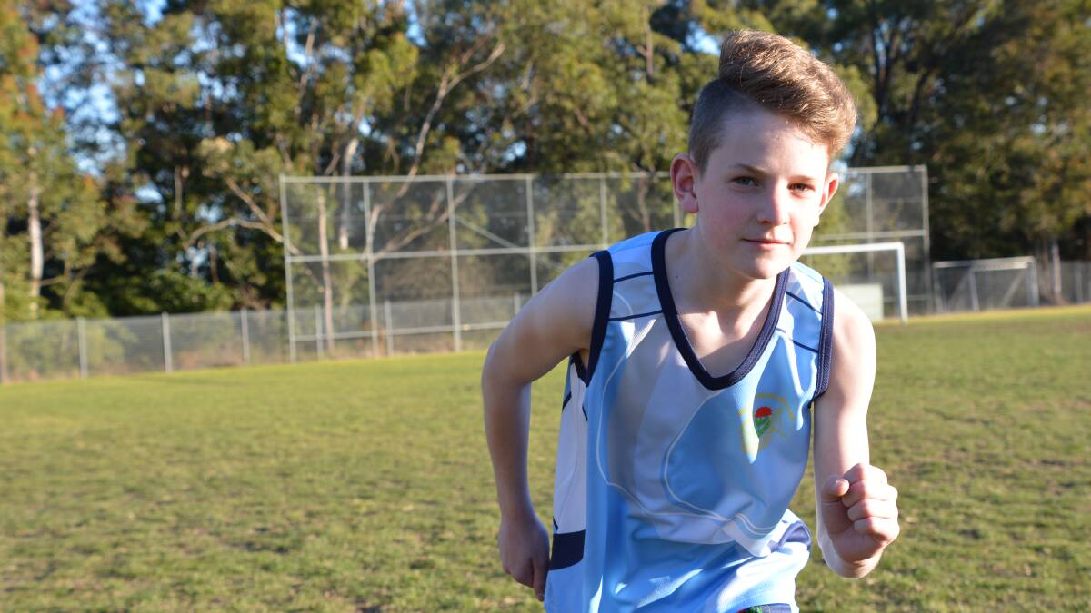 Representing NSW: Blaxland runner Andrew Laycock will compete in the All Schools Cross Country Championships in Tasmania this month.