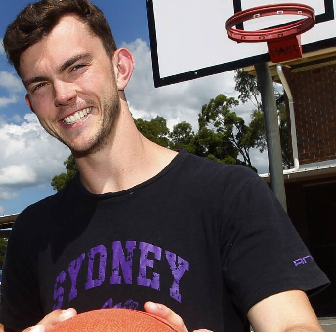 Not this time: Angus Brandt has missed out on gaining selection for the Boomers Olympic squad which was cut to 17 players last Thursday.