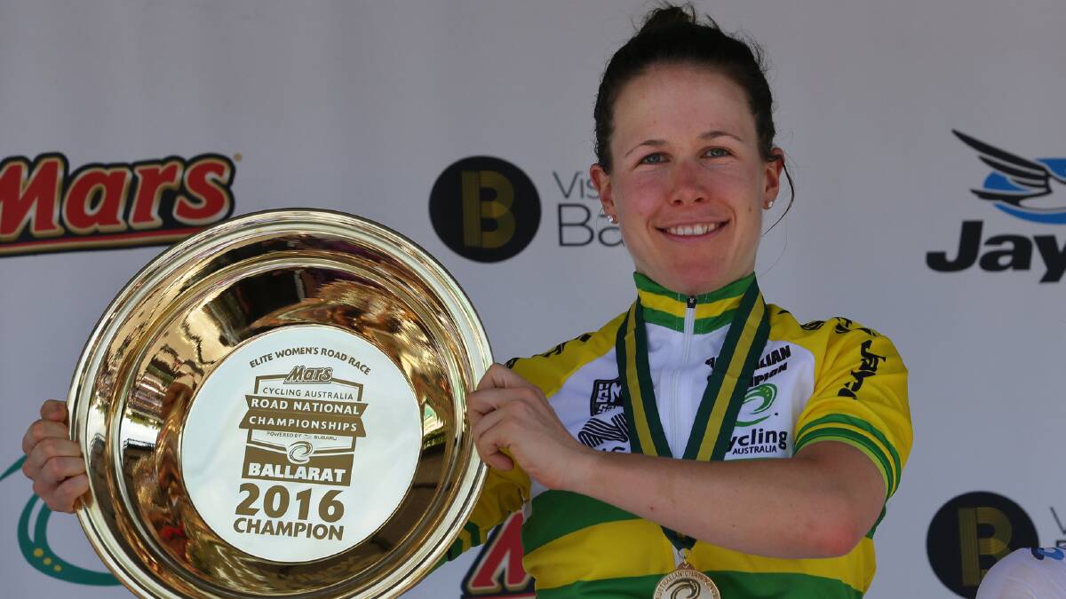 Amanda Spratt was the Cycling Australia elite women's 2016 Road National Champion.