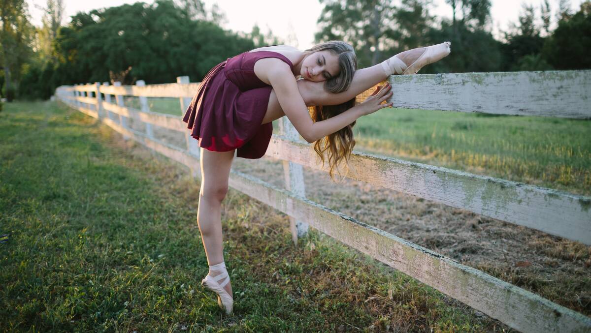 Born to perform: Glenbrook dancer Yasmin Sayah will compete next week in the prestigious Genee International Ballet Competition in Sydney. Photo: Jessica Morris