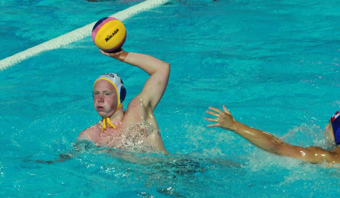 Heading overseas: Sam Nangle from Winmalee has made the Australian team to compete in the Junior Water Polo World Championships in Serbia.
