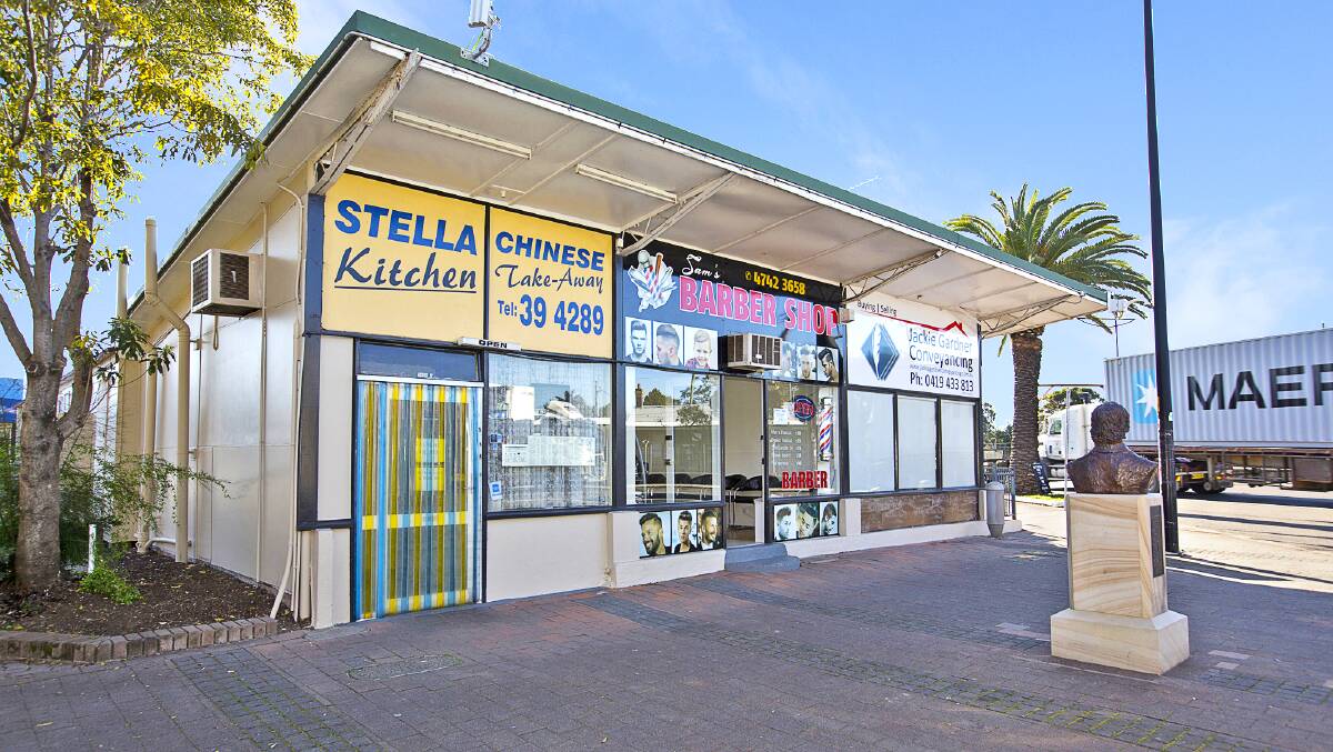  The property which is for sale, in the heart of the Blaxland shops.