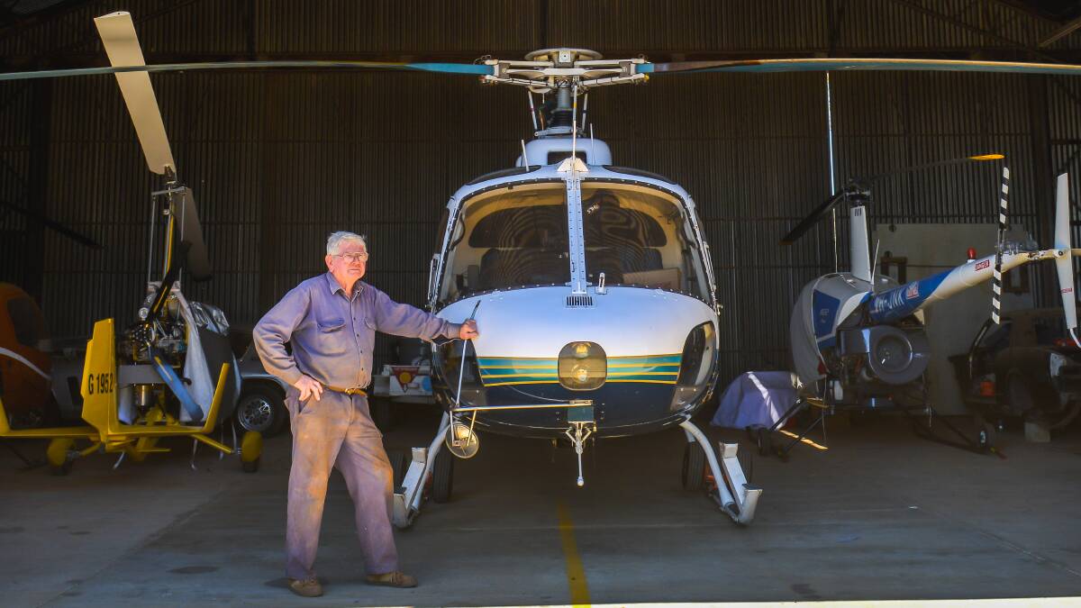 Flashback: Rod Hay maintained the Katoomba Airfield for a decade. There have been new calls to reopen the facility. Photo: Brigitte Grant Photography 