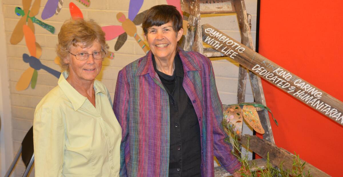 Active in the community: Ruth Ley is looking forward to her retirement with partner Lyndal Sullivan (left).