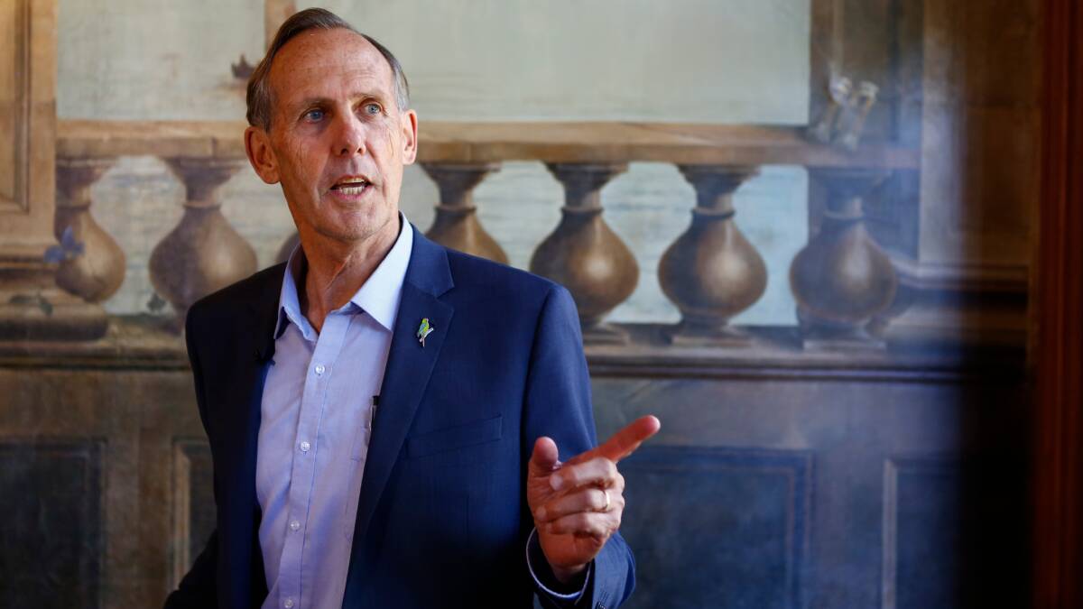 Keep up the fight: Bob Brown has encouraged Blue Mountains residents concerned about the Western Sydney Airport to battle on. Picture: Fairfax File photo