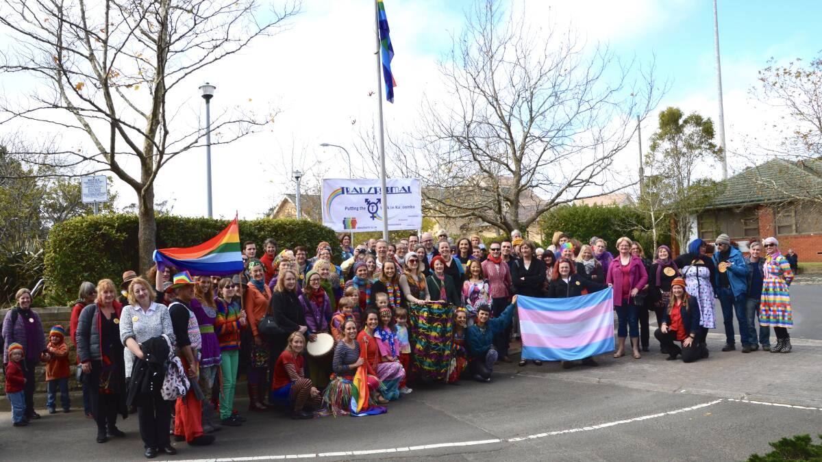 Coming together: A scene from IDAHOT Blue Mountains 2015 commemorations.
