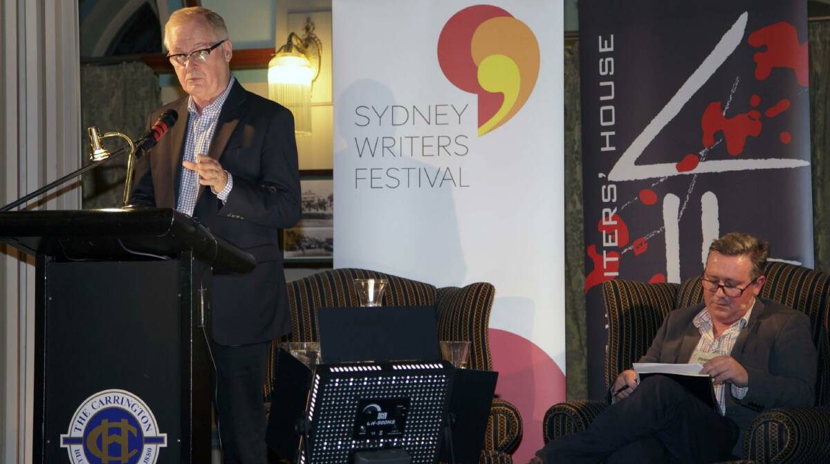 Media in spotlight: Journalist Andrew Fowler at the Carrington Hotel on May 16 at 6pm, with author Peter Minter (right). Photo: Bette Mifsud.