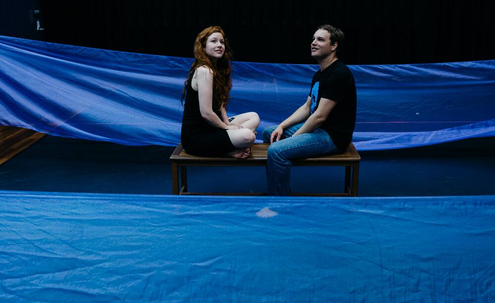 Emma Druett and Chris Sparrow star in The Little Mermaid. Photo: Aubtin Namdar.