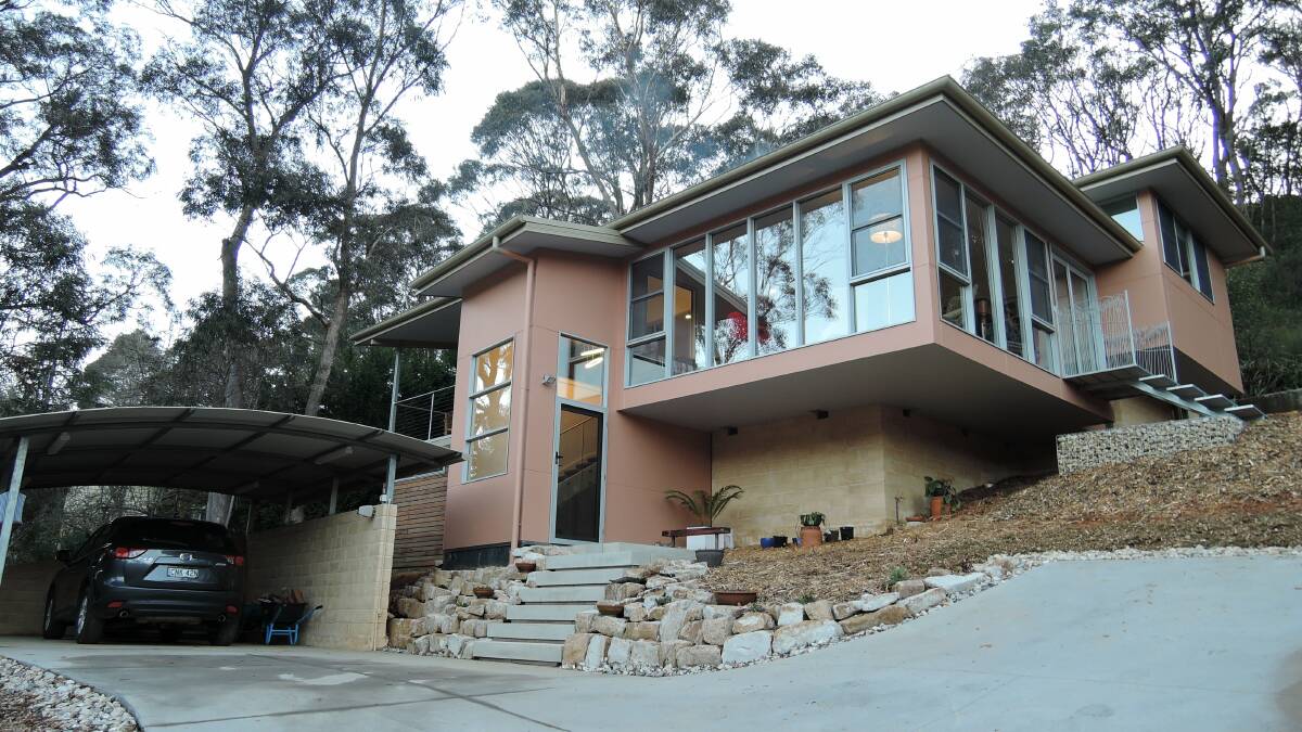 One of the Blue Mountains eco-homes on the upcoming tour.