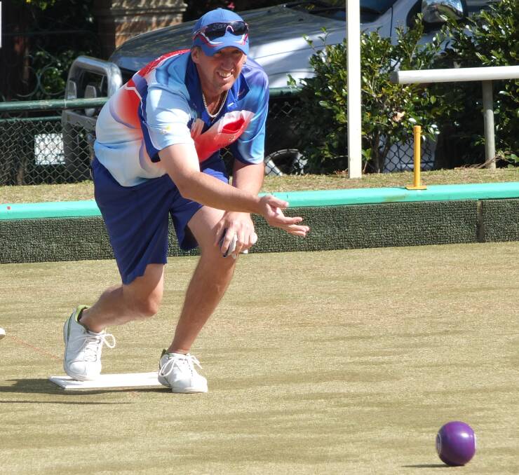 Mick Bedford from St Johns Park in action in the Springwood in Springtime Tournament.