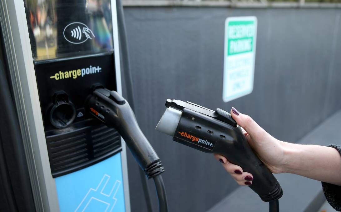 Fast-charging stations for electric cars are coming to the Blue Mountains. Photo: file pic.