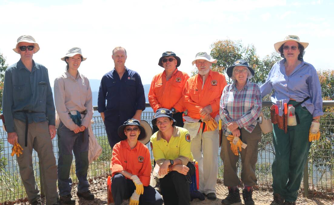 Volunteers at Govetts Leap