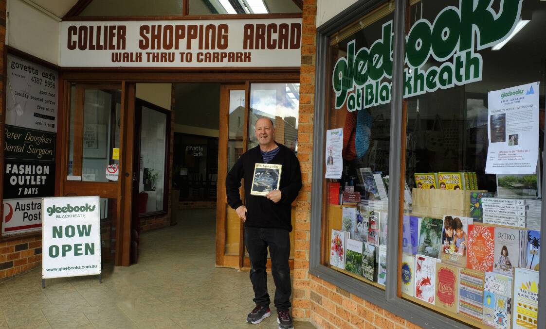 Second hand bookshop manager Steve Reid
