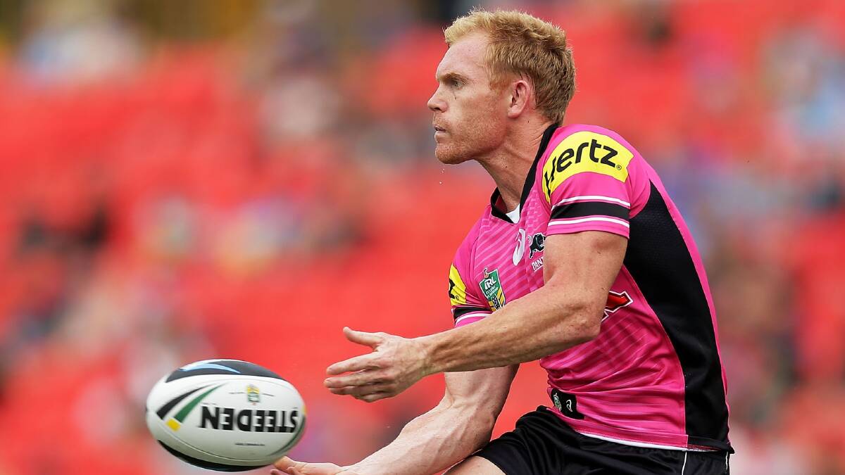 Overlooked: Blaxland native Peter Wallace was replaced as Panthers captain. Photo: Mark Metcalfe/Getty Images.