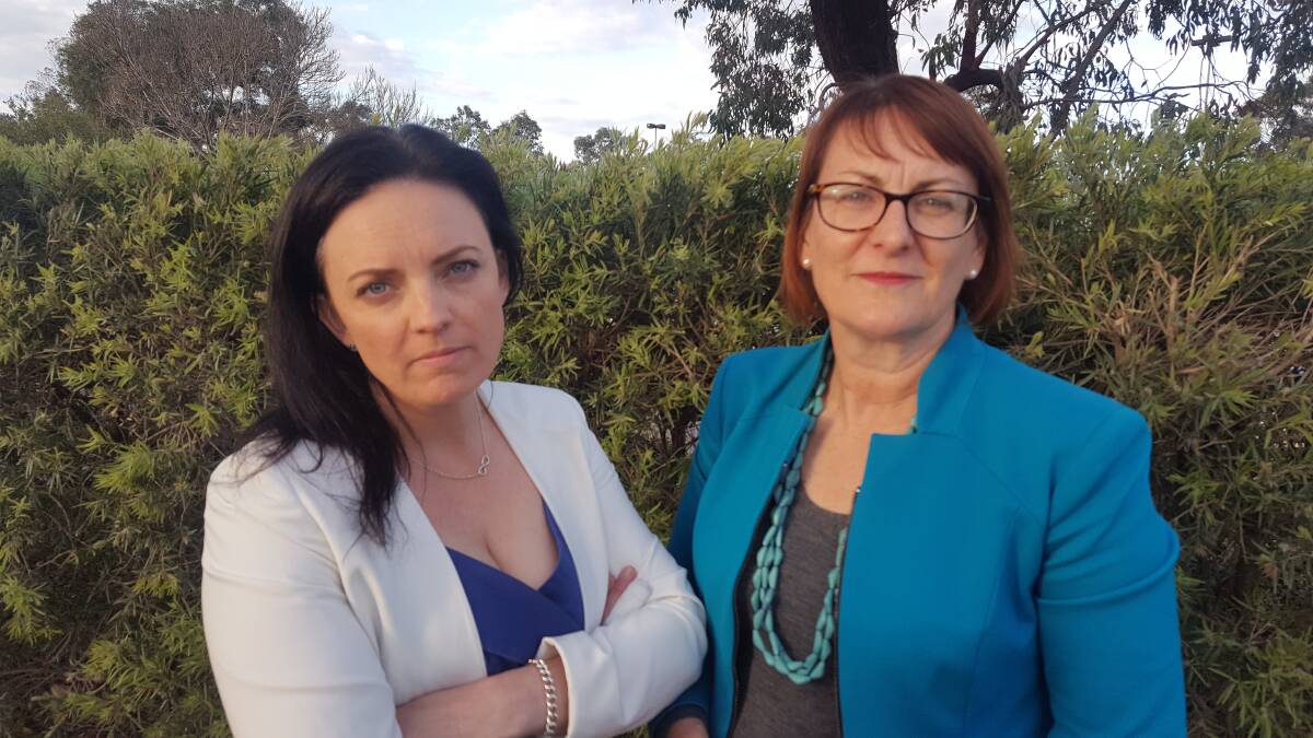 Lindsay MP Emma Husar and Macquarie MP Susan Templeman