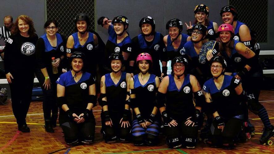 Blue Mountains Roller Derby League players.