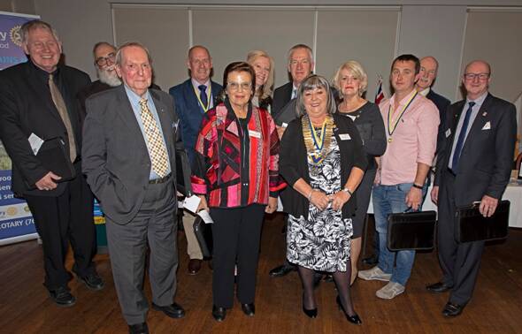 The Rotary Club of Springwood's changeover dinner.