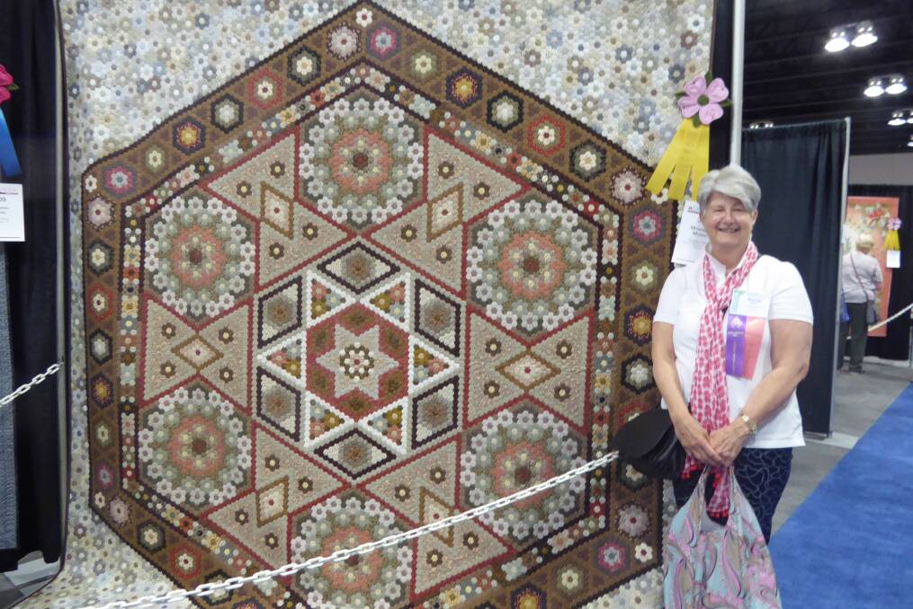 Well-known quilter Rhonda Pearce