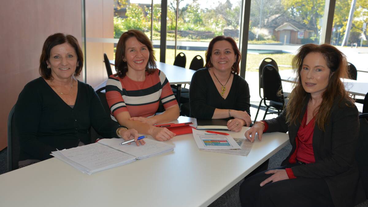 Collaborative approach: Diane Boyde, community development officer, Penrith Council;  Meagan Ang, community programs co-ordinator, Hawkesbury Council; Mercy Splitt; Prue Hardgrove, aged and disability services development officer, Blue Mountains Council.