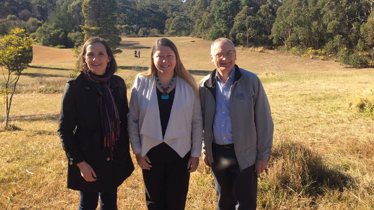 Ward 2 Councillors Romola Hollywood, Annette Bennett and Chris Van der Kley support the council’s decision to recommence planning for the future of the former Lawson golf Course site.