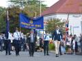 The 2023 Springwood Anzac Day march. Picture by Damien Madigan
