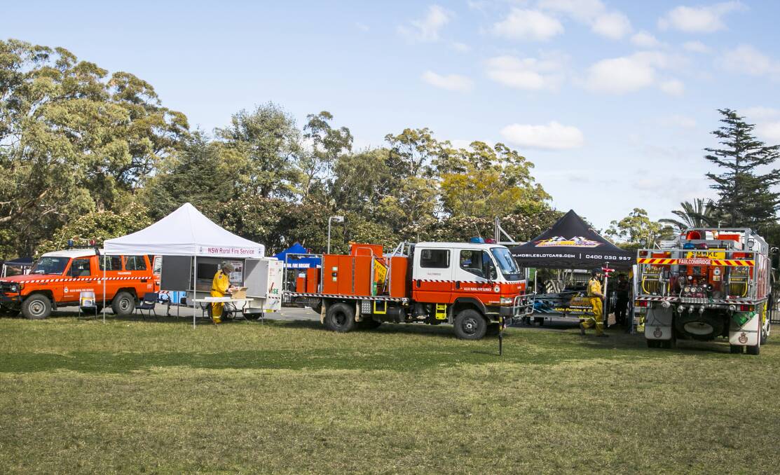 Supporting the Rural Fire Service: Springwood's Australia Day Festival is held in the grounds of Springwood Public School.
