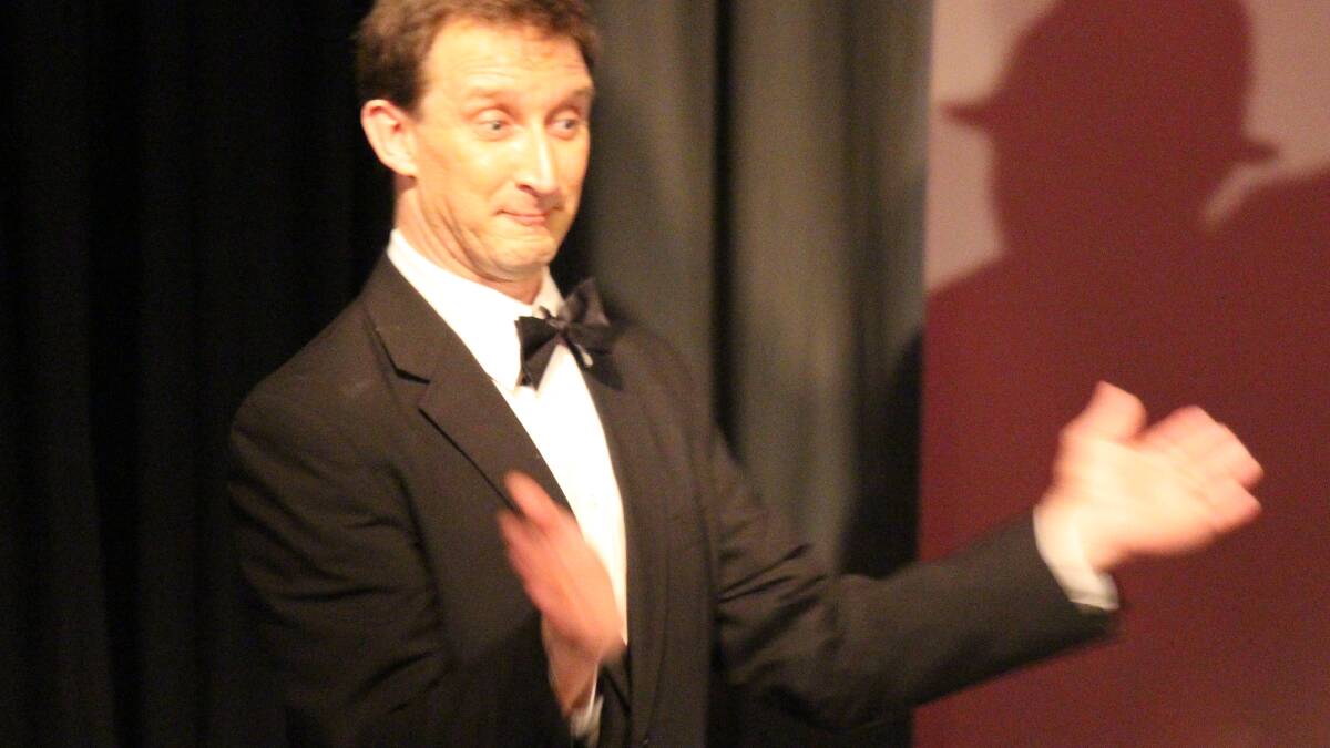 Curran takes on many roles in the current production of The 39 Steps. 