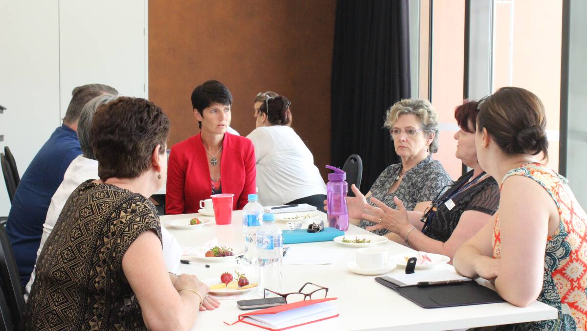 Hearing from those who know: Frontline domestic violence workers from four local government areas, including the Mountains, met at the Hub last week.