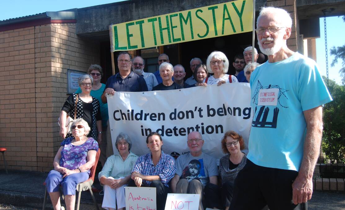 Welcome: Springwood Uniting Church member Mal Hewitt is happy to continue the ancient Christian tradition to provide protection for those needing sanctuary. 