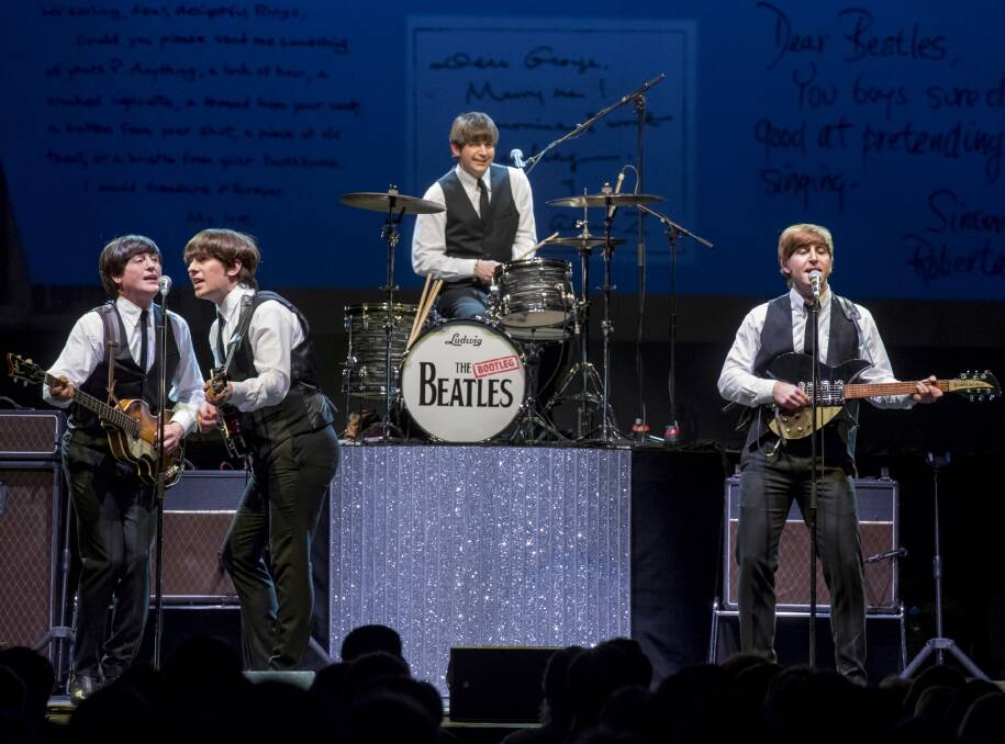 The Fab Four: Bootleg Beatles do their best to re-create the original sound. 