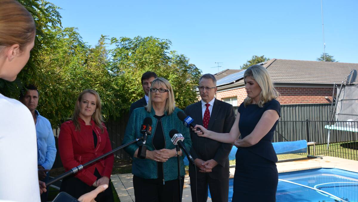 Media scrutiny: Federal MP Louise Markus said she had fought hard, as had the community, to campaign against the Blaxland merge point and was happy that it was officially “off the table”.