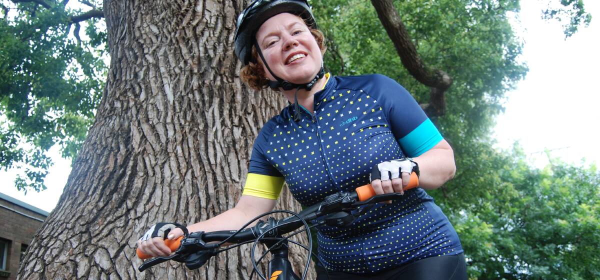New way of life: Cycling Australia’s popular She Rides helps women regain riding skills. Kerry Doyle who took part in the program last year.