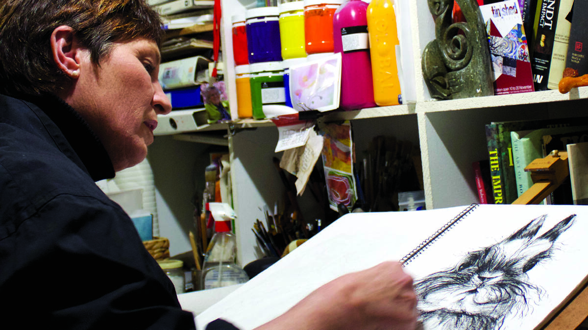 Gifted: Delene White will be the first illustrator in residence next month in Blackheath.